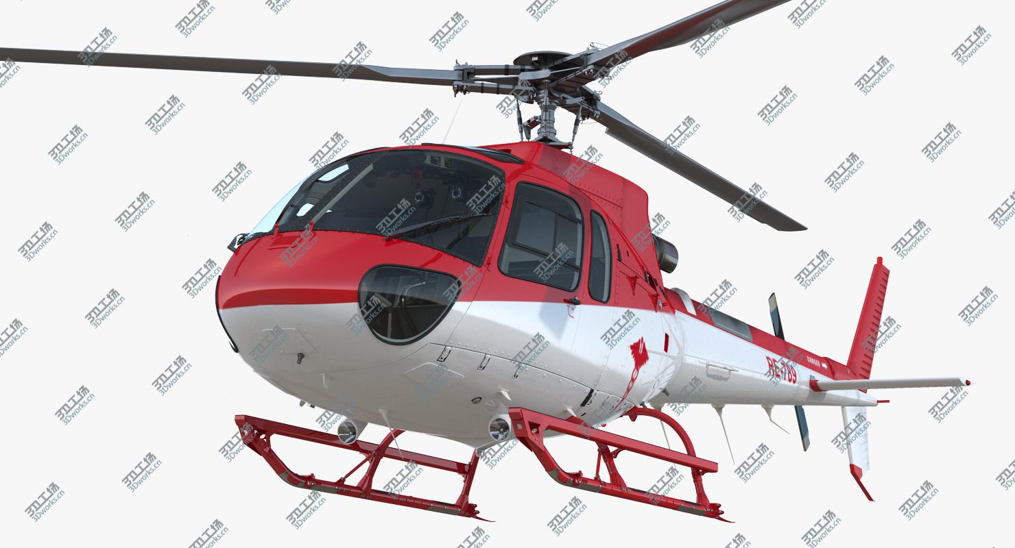 images/goods_img/2021040162/Medical Transport Helicopter Eurocopter AS-350 3D model/2.jpg